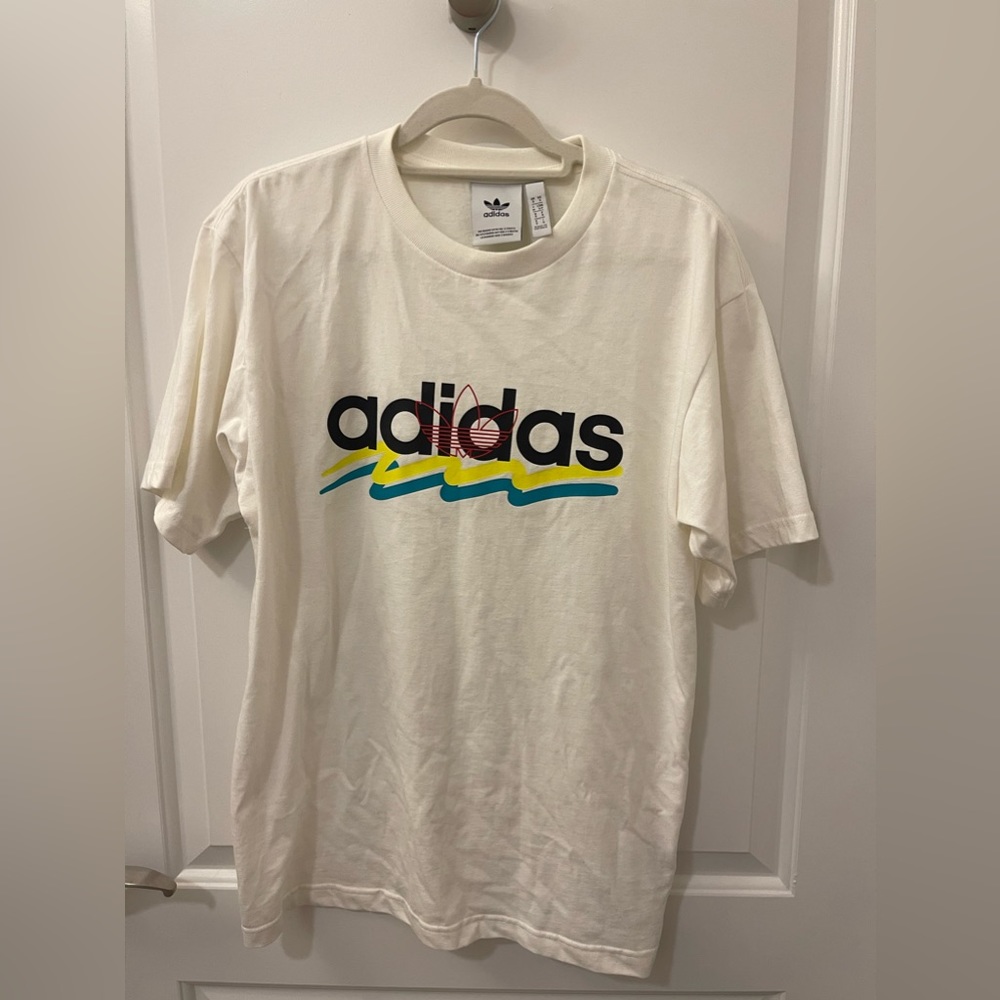 Adidas White Tee